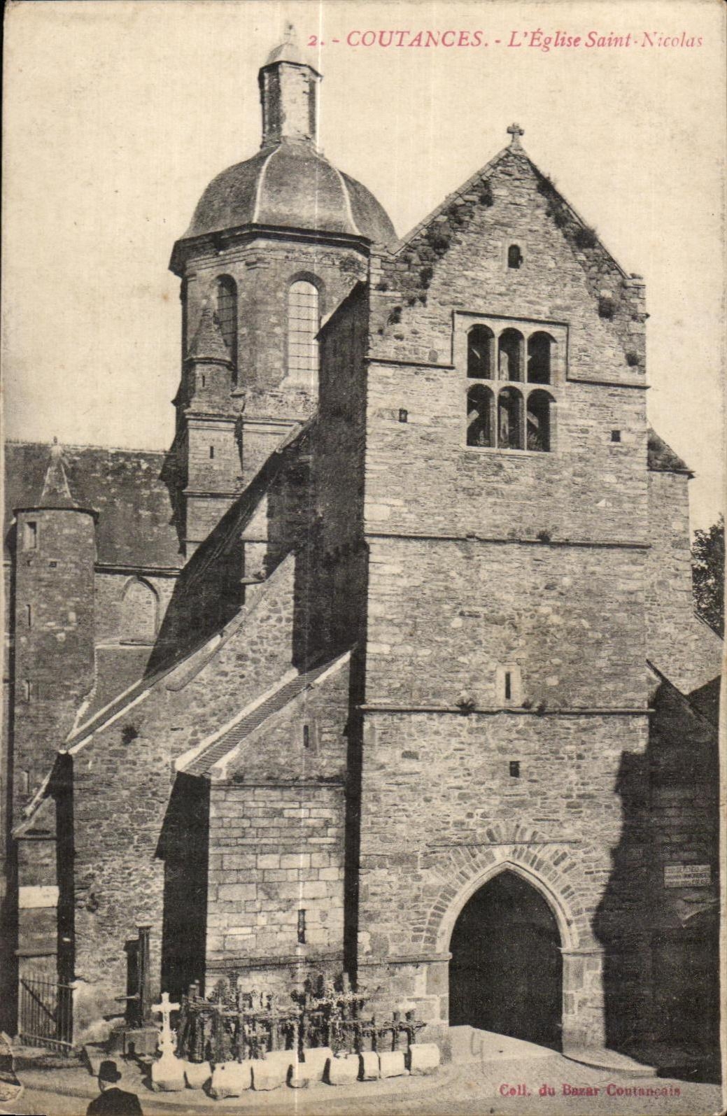 Coutances - Saint Nicholas Church — Coll. du Bazar Coutancats, n°2