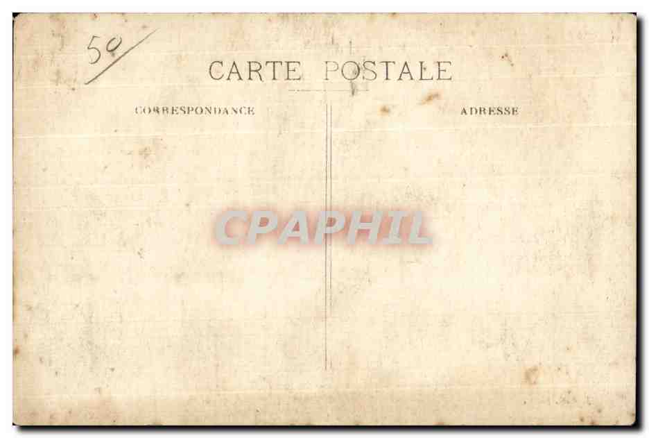 CPA Granville Le Port — Verso