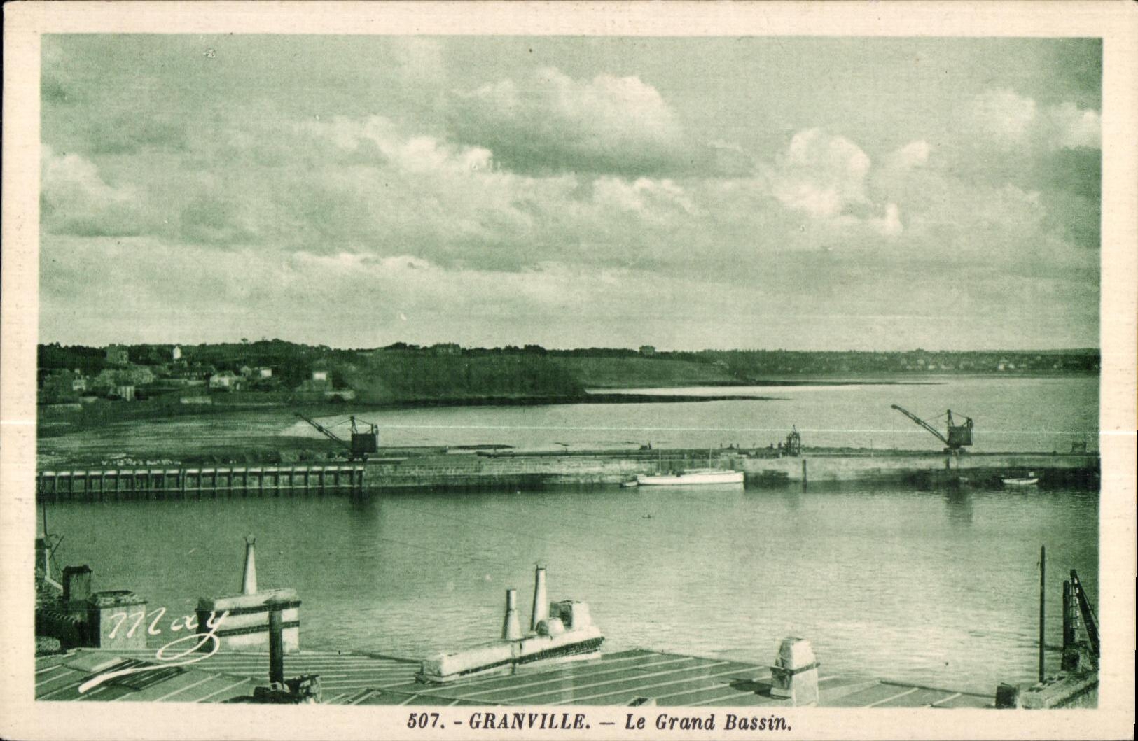 Granville — Le Grand Bassin — 507 — Édition A. Besnard, Dégradé