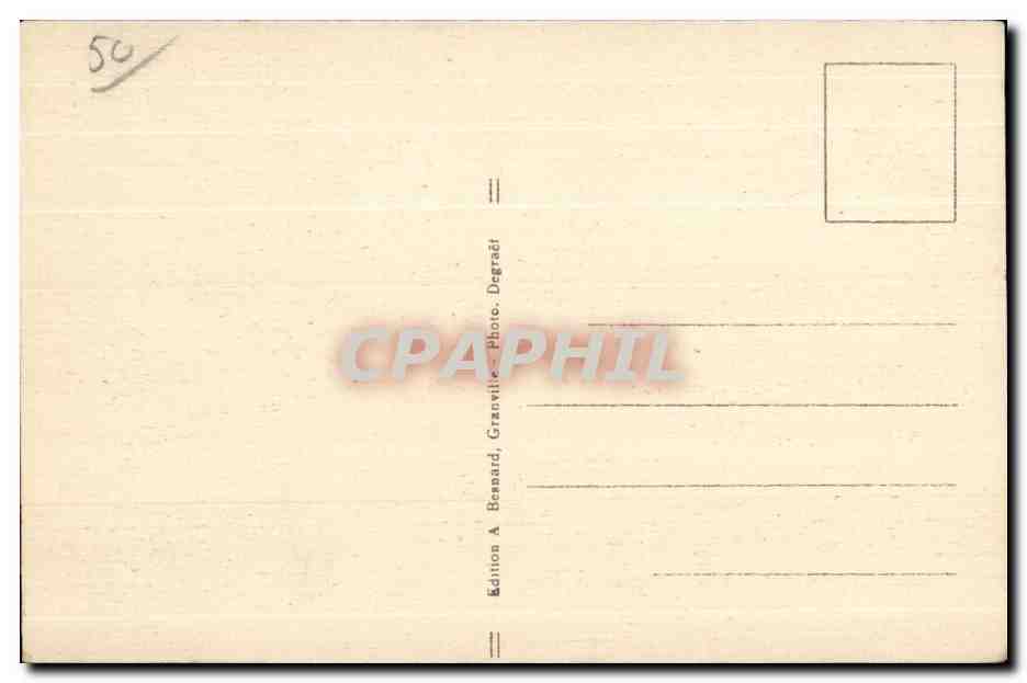 Granville — Le Grand Bassin — 507 — Édition A. Besnard, Dégradé — Achterkant