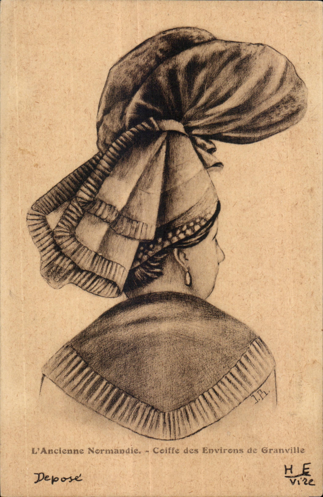 L'Ancienne Normandie — Coiffe des Environs de Granville — H.E. Vire