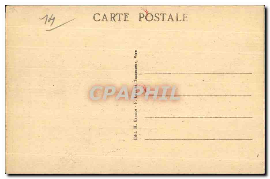 L'Ancienne Normandie — Coiffe des Environs de Granville — H.E. Vire — Rückseite