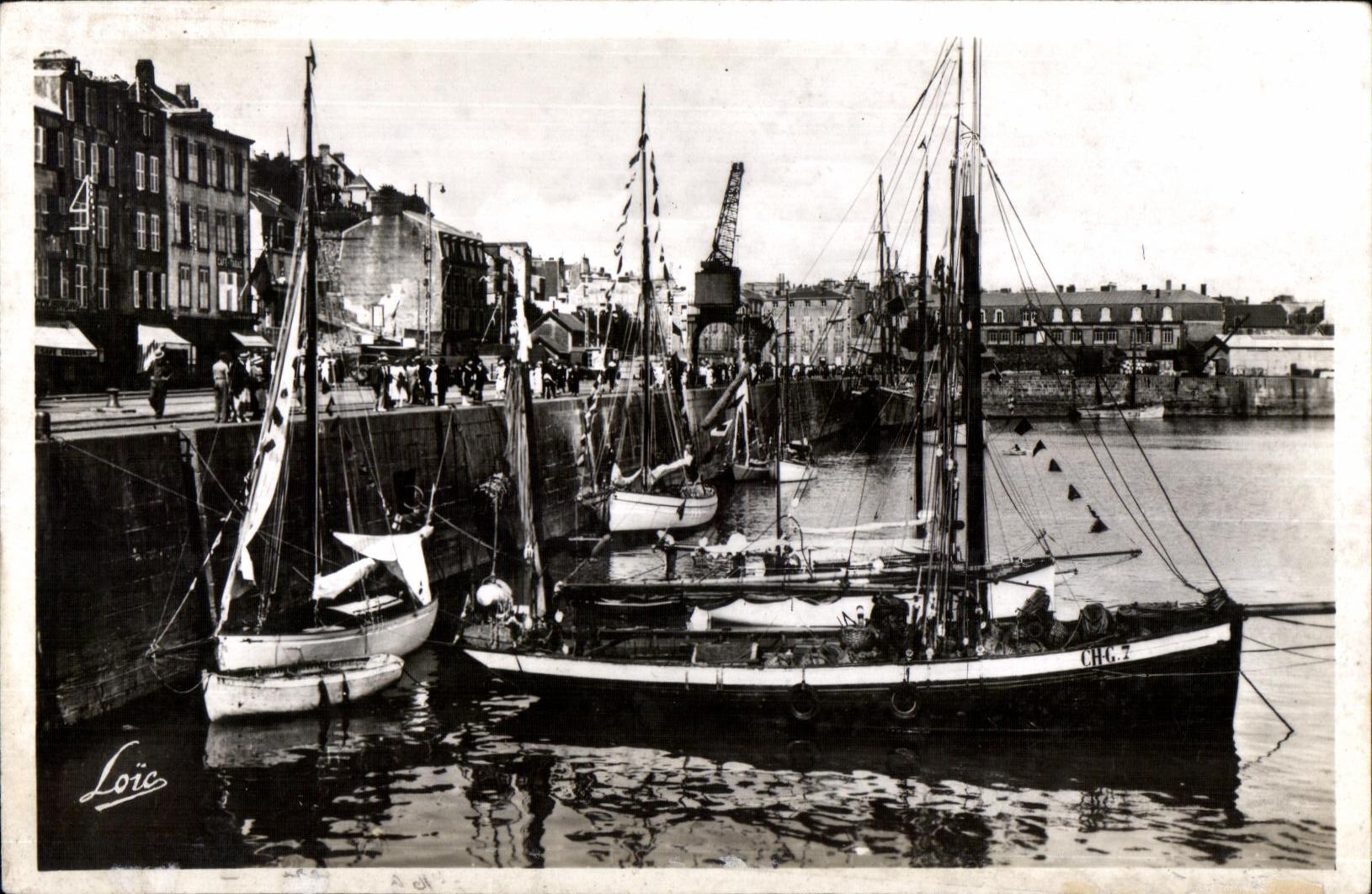 Granville — Un rincón del puerto — Laurent-Nel, Rennes, n° 439
