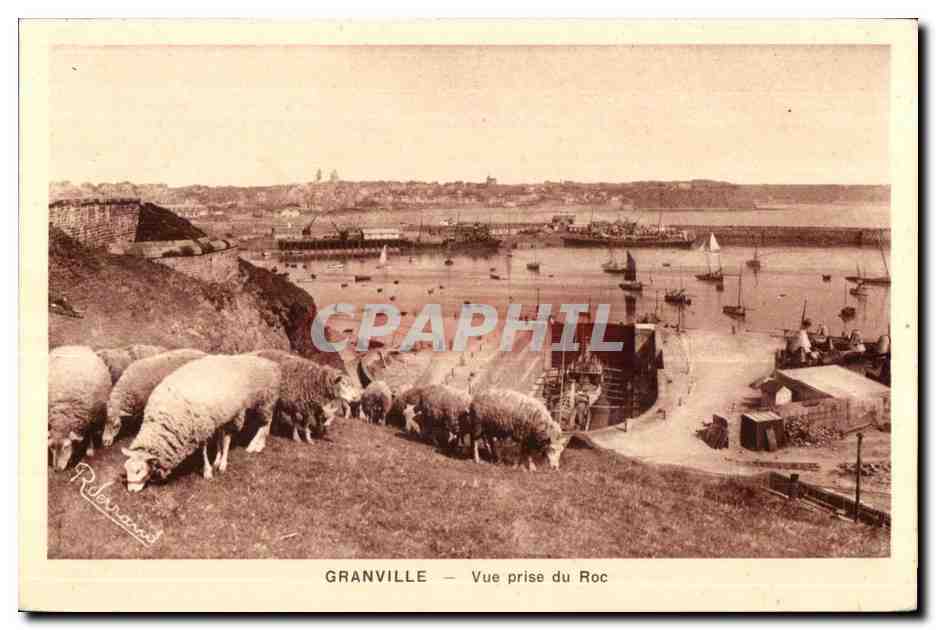 Granville — Vue prise du Roc — R. Serrand