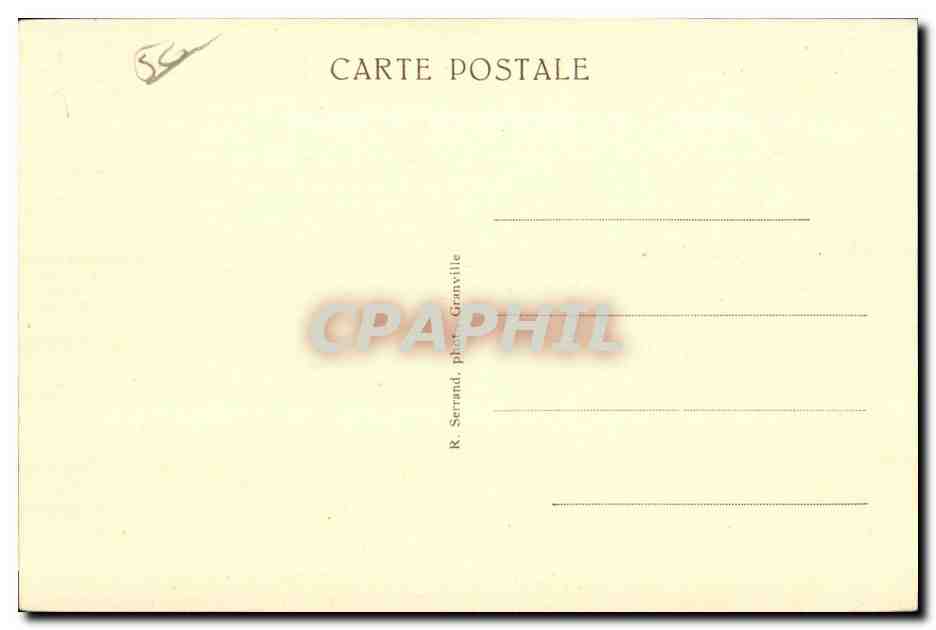 Granville — Vue prise du Roc — R. Serrand — Rückseite