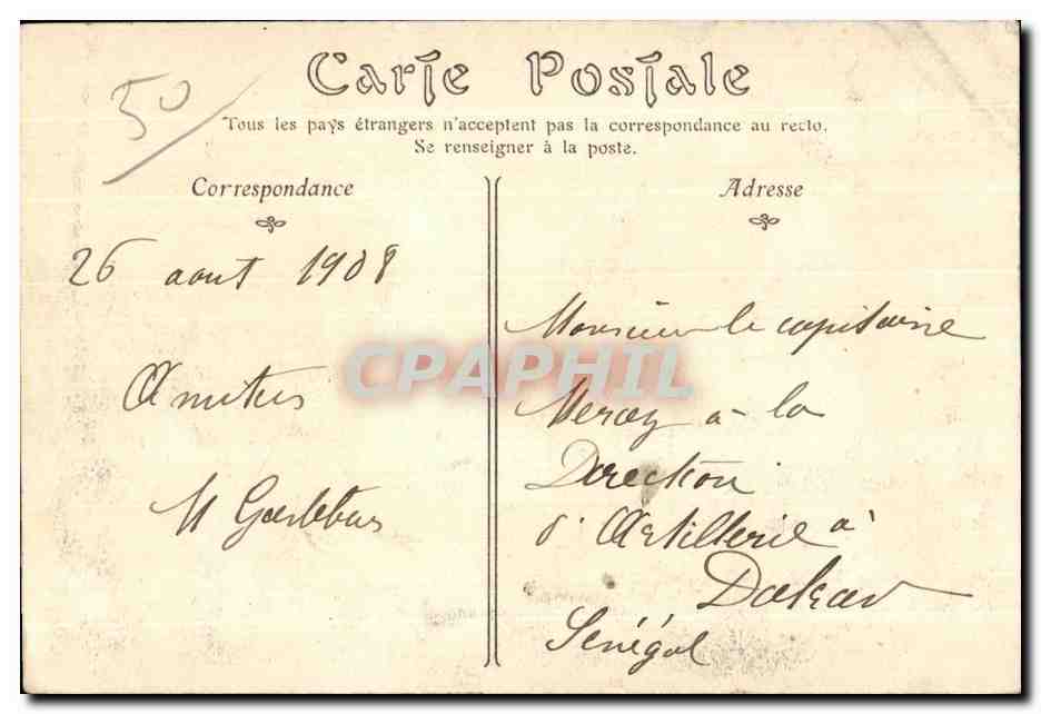 Granville — La Tranchée des Anglais — ND Phot — Rückseite