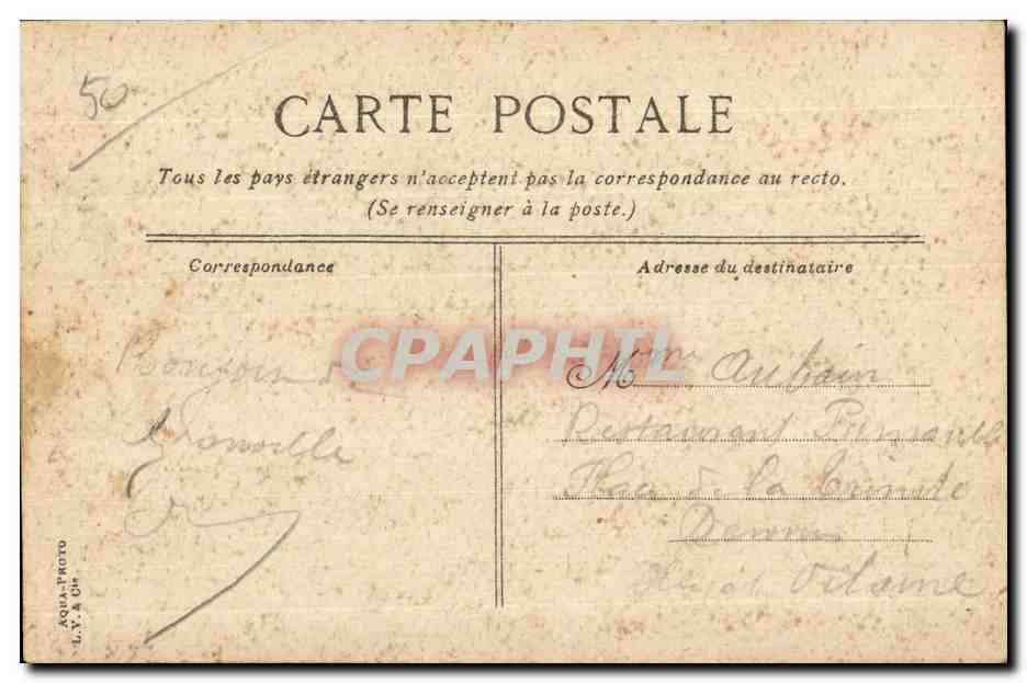 Granville - Der Strand in der Nähe des Casinos — Verleger LV & C°, Nr. 788 — Rückseite