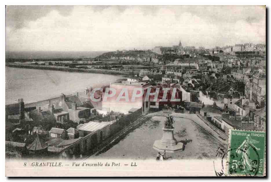 Granville — Vue d'ensemble du Port — LL