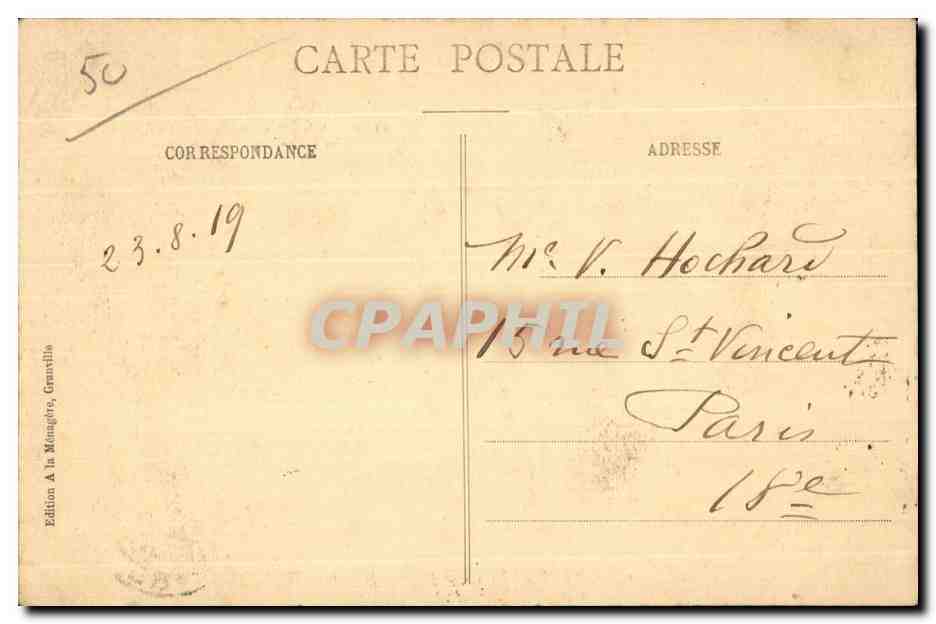 Granville - Vue générale prise de la Huguette — Édition A la Ménagers, Granville, n°1 — Reverso