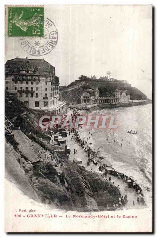 Granville — Le Normandy-Hôtel et le Casino — J. Puel, phot. n°296
