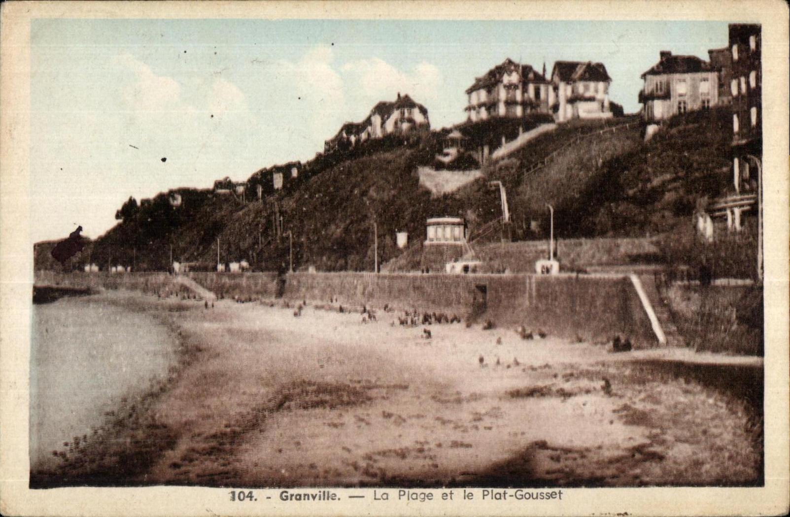 Granville — La Plage et le Plat-Gousset — Éditions V. Edde