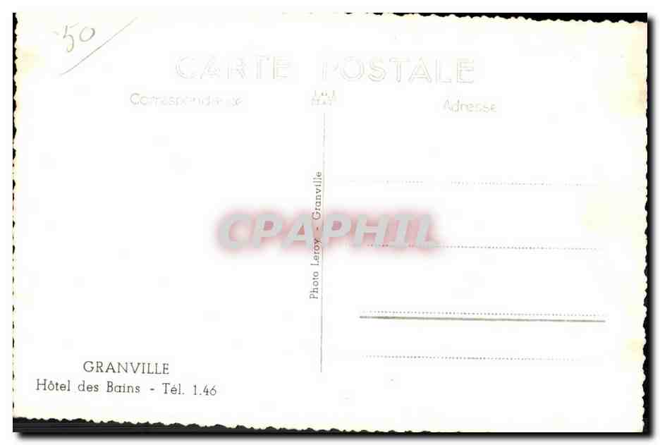 Hôtel des Bains — Granville — Photo Leroy — Reverso