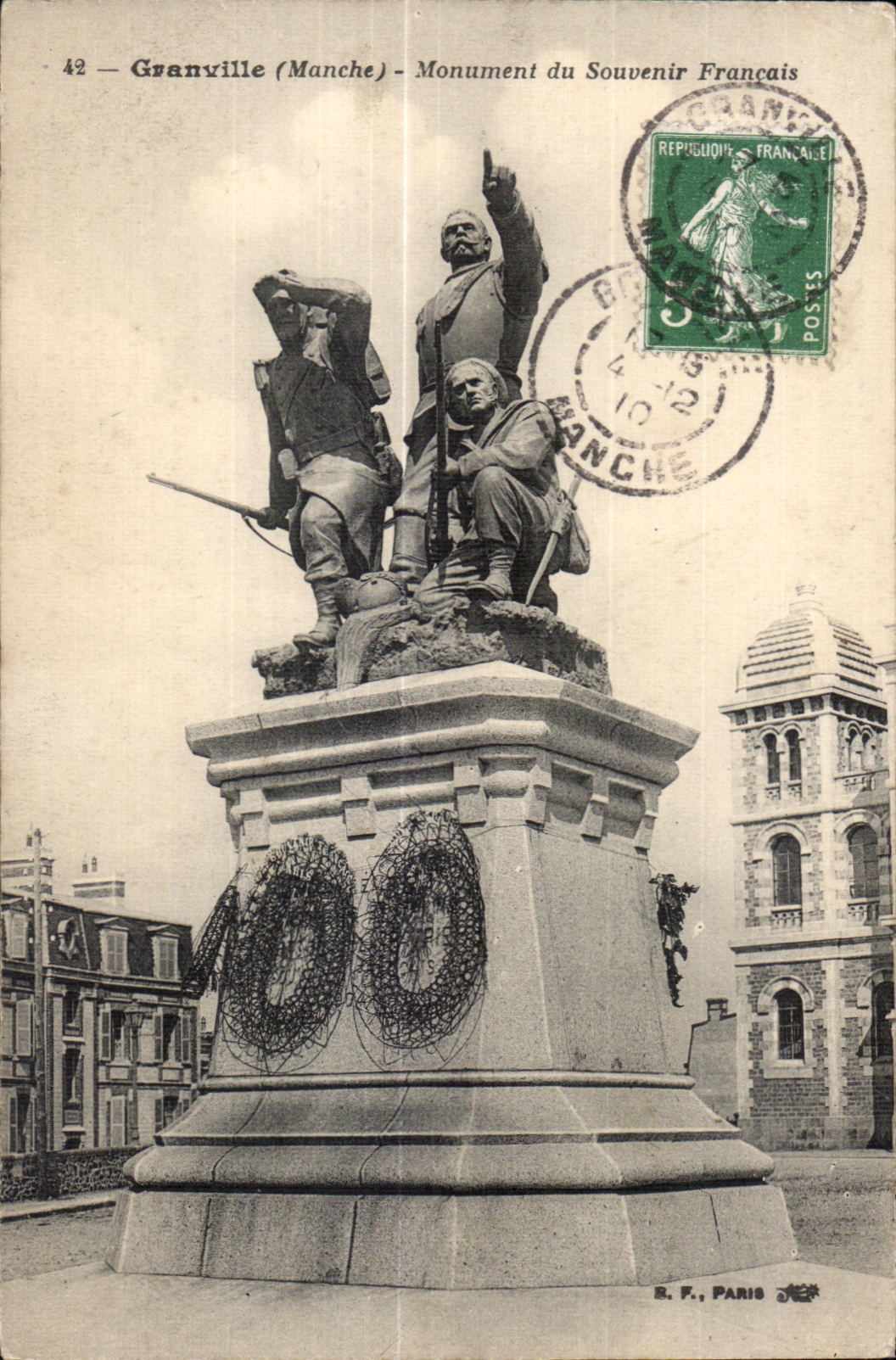 Granville (Manche) - Monument du Souvenir Français — R.F. Paris n°42