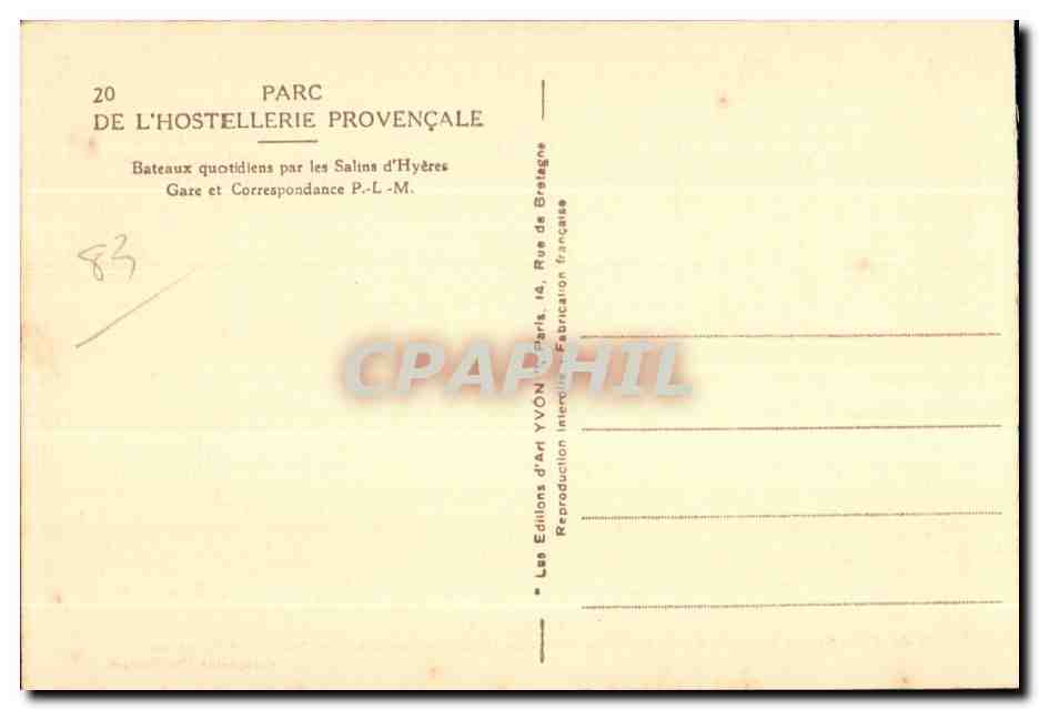 Ile de Port-Cros (Var) — paysage côtier — Paul Bourget (Voyageuses) — Verso