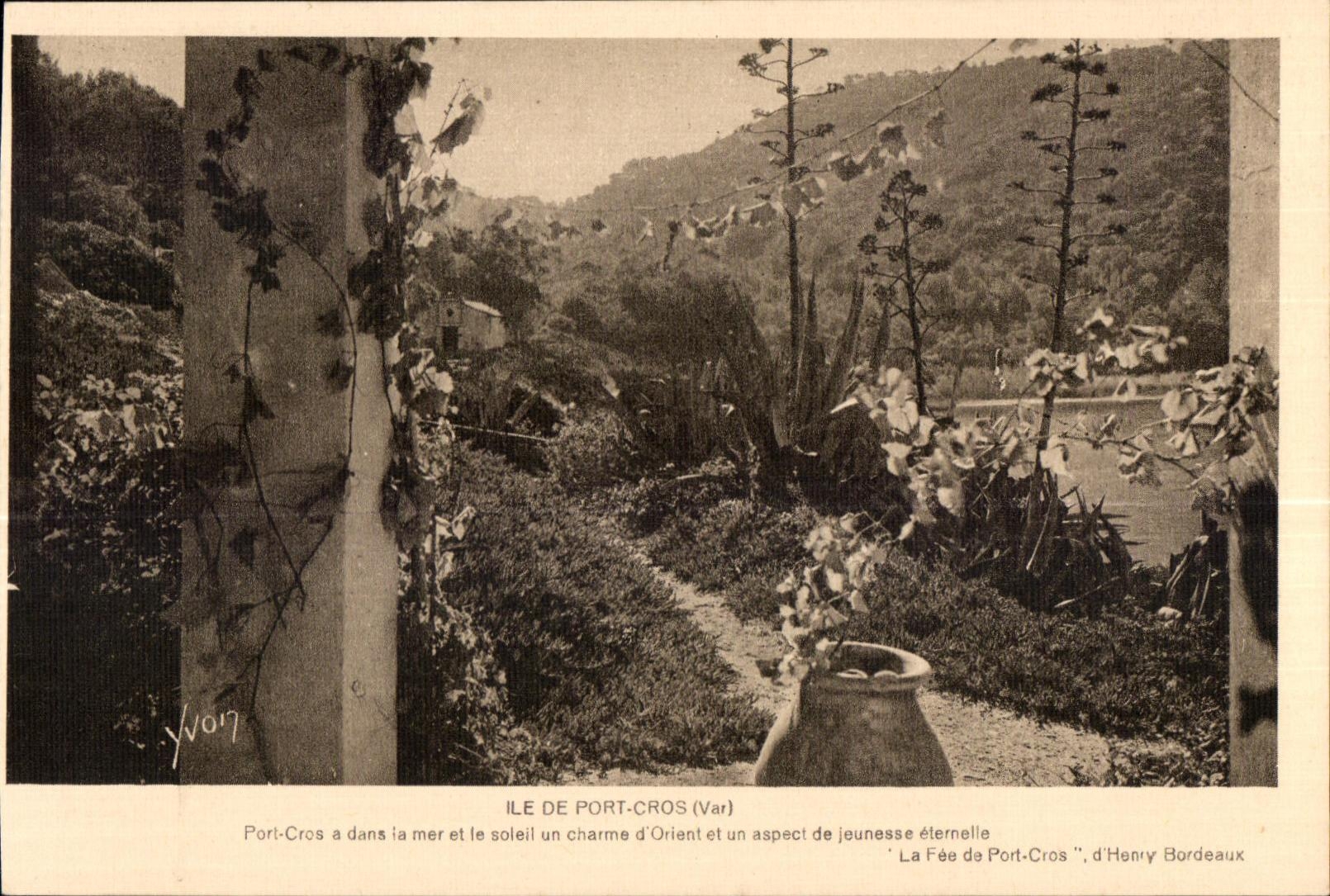 Ile de Port-Cros (Var) — La Fée de Port-Cros, d'Henry Bordeaux