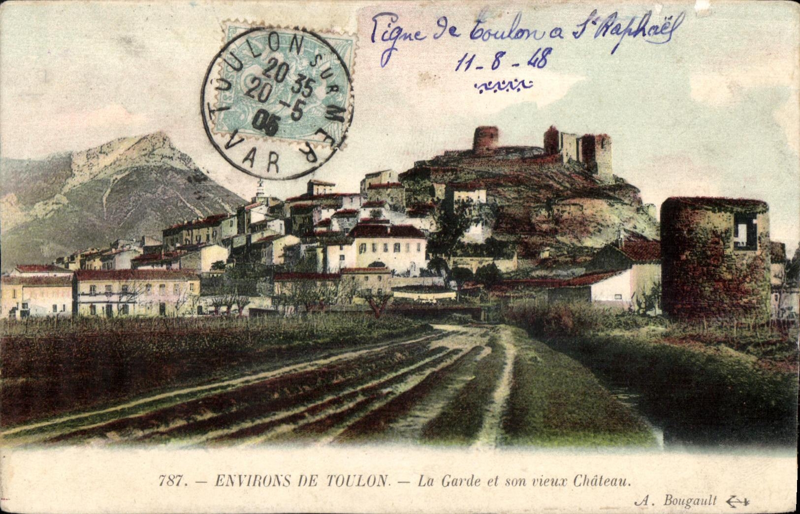 CPA Environs de Toulon La Garde et son Vieux Chateau