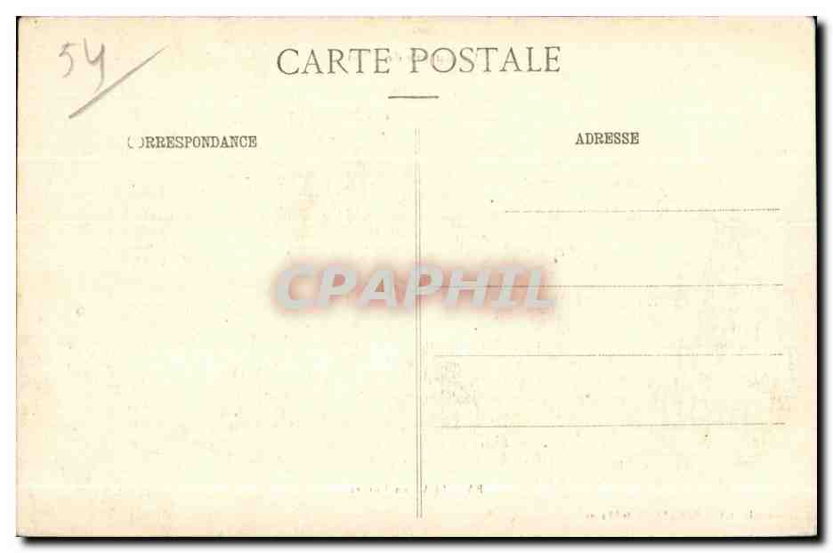 Baccarat en Ruines — La Guerre de 1914 — Lunéville-Photo, P. R., 13, Pl. de l'Église — Rückseite