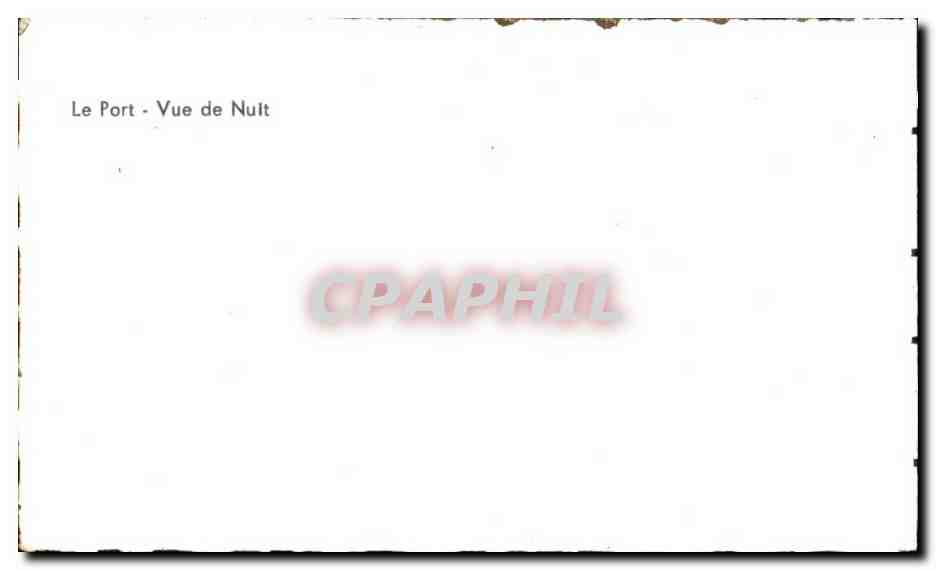 Le Port - Vista de Noche — CPAPHIL — Reverso