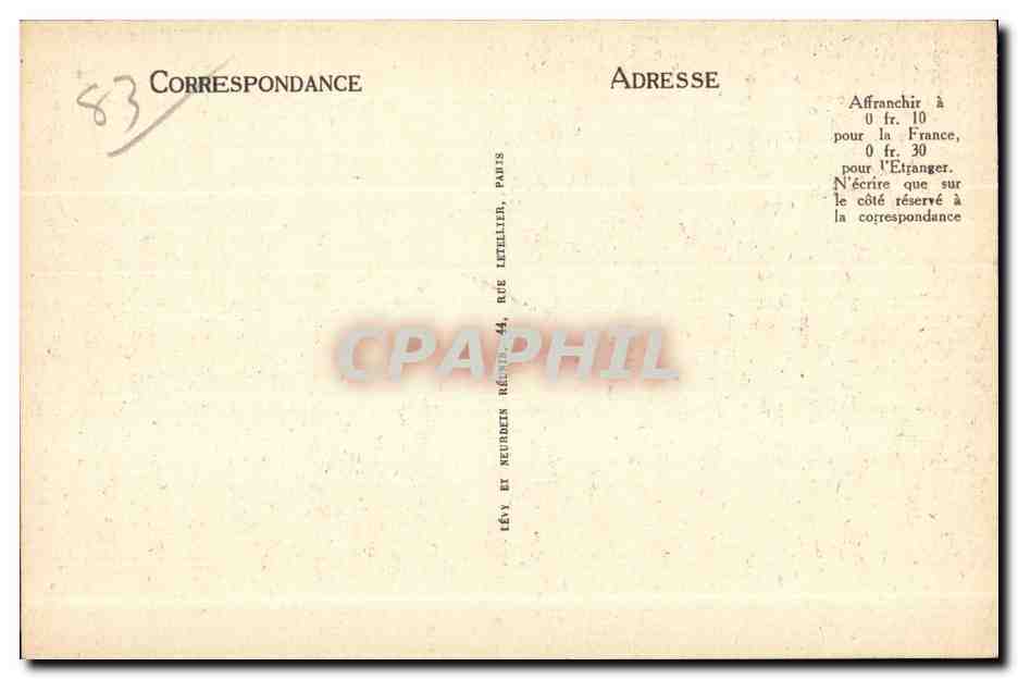 CPA Sainte Maxime Bords de Mer et Pointe des Sardinaux — Rückseite