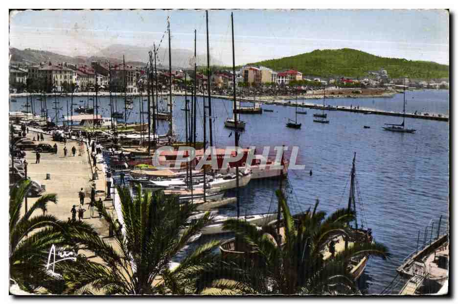 CPA Cote d Azur Sanary sur Mer Vue generale et le Port