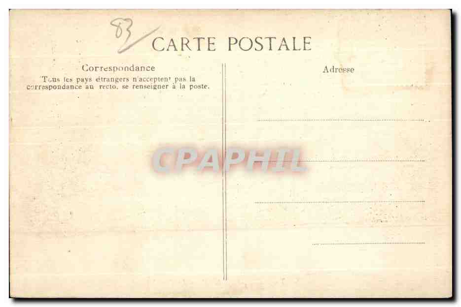 CPA Tamaris Sur Mer Le Grand Hotel — Rückseite