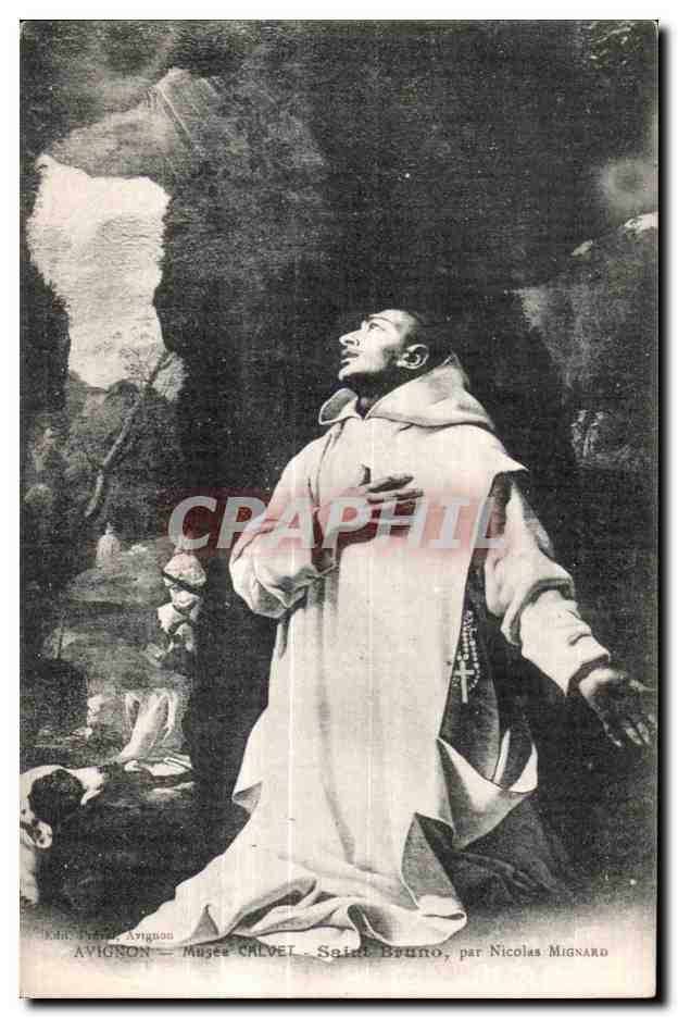 Saint Bruno — Musée Calvet — par Nicolas Mignard