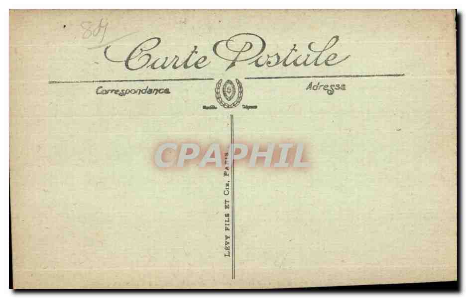 CPA Avignon Vue generale prise de la Breche de Pamparigousto a Villeneue — Rückseite