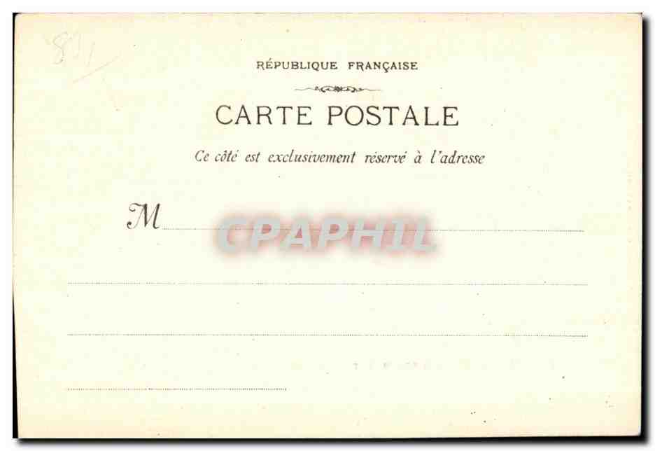 CPA Avignon L Ancien Hotel de la Monnaie — Rückseite