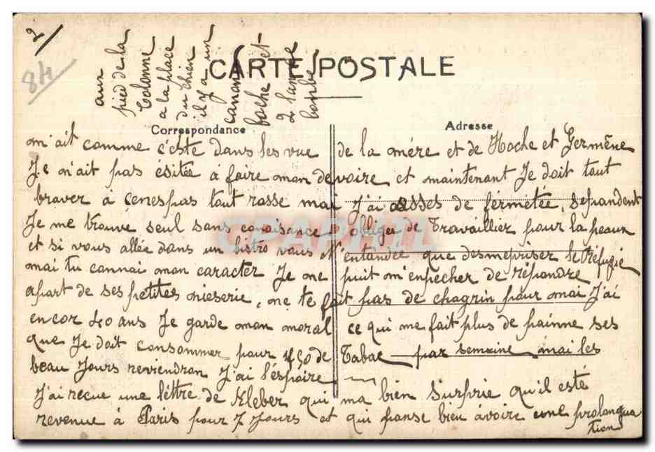 CPA Avignon Pont Saint Benezet Vue Prise de dessus le Pont — Verso