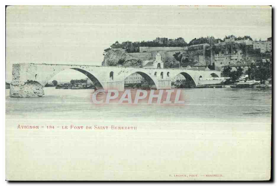 CPA Avignon Le Pont dr Saint Benezet