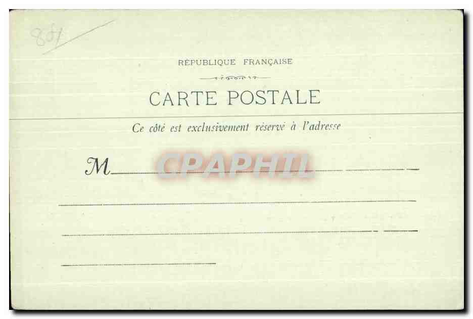 CPA Avignon Le Pont dr Saint Benezet — Verso