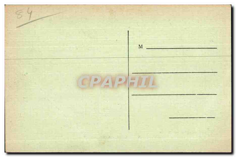 CPA Avignon Caserpe du Genie Militaria — Rückseite