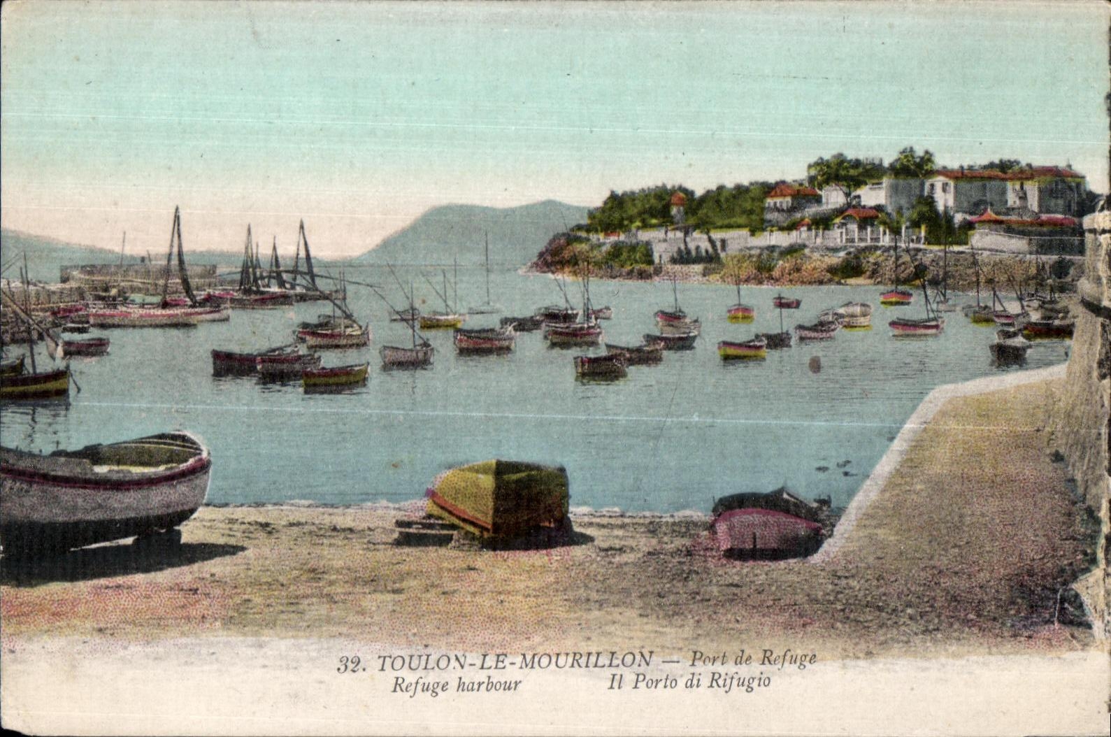Toulon-Le-Mourillon — Hafen des Zufluchtsortes — Imp. Le Deley, 18, Place D'Armement Toulon