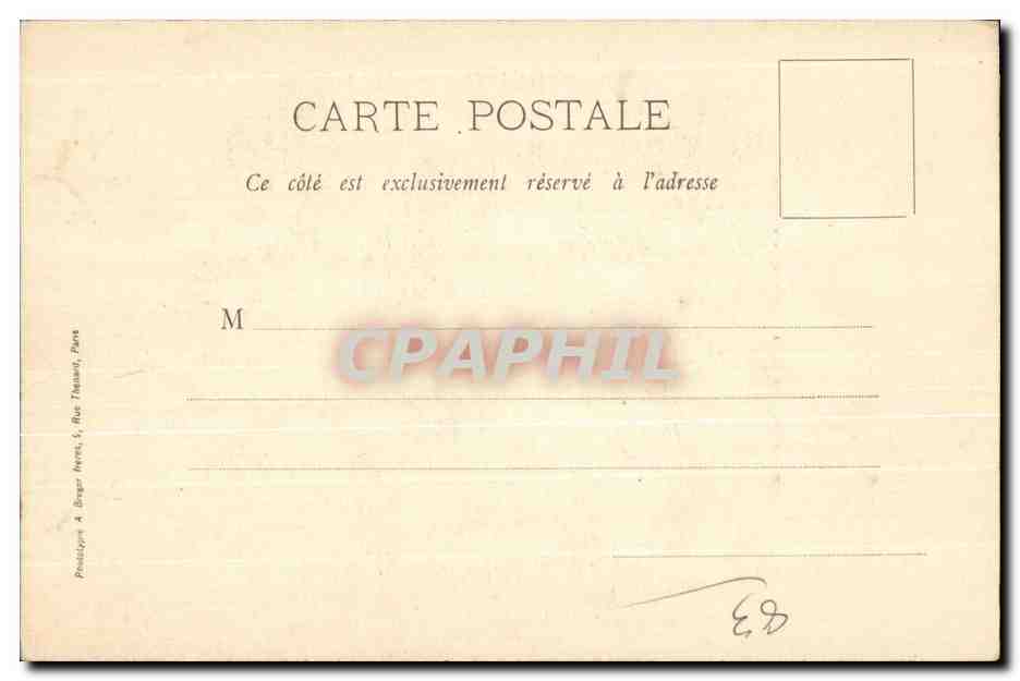 CPA St Maur Toulon Grotte du Sacre Coeur — Verso