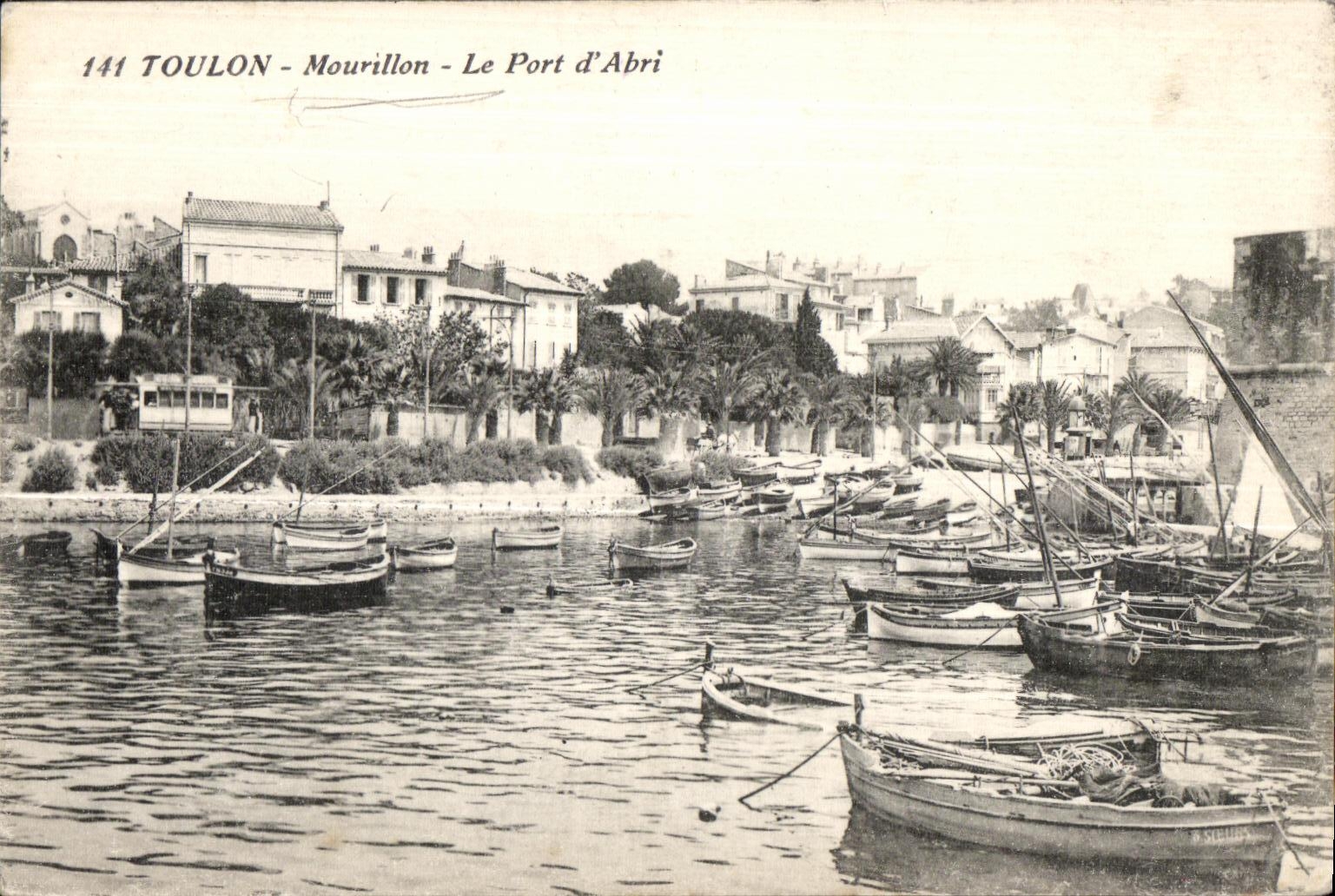 Toulon - Mourillon - Le Port d'Abri — éditeur Mouliet et Roure, n° 141
