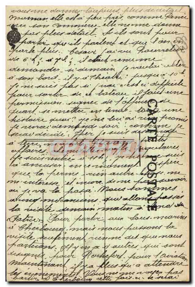 CPA Toulon Vue Generale de Tamaris — Verso