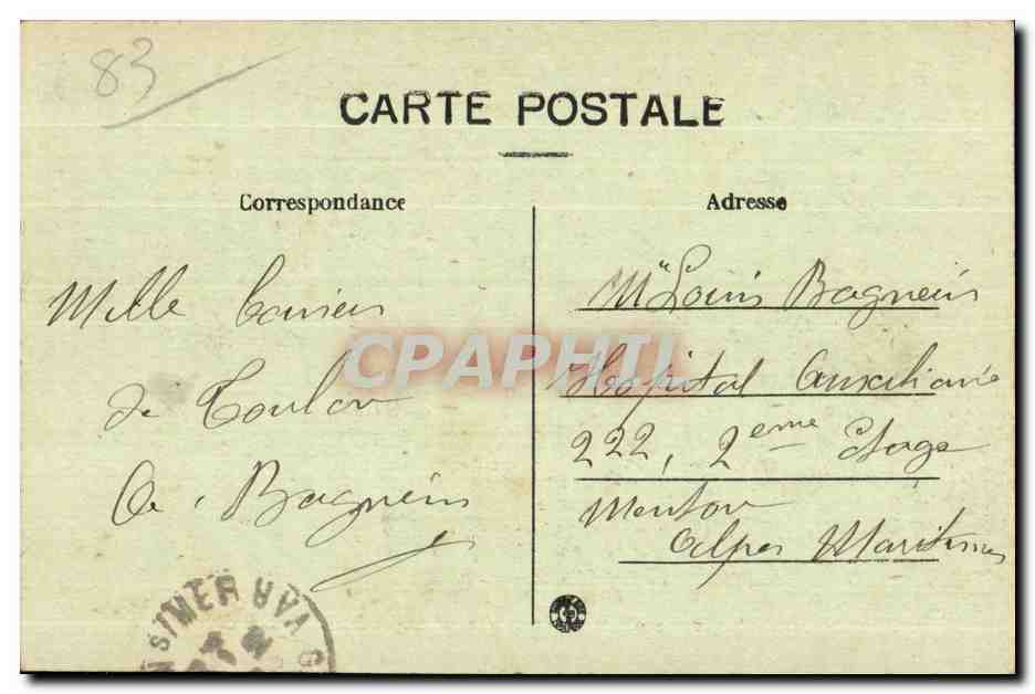 CPA Toulon Vue generale de la Ville et de la Rade l Escadre Bateaux — Verso