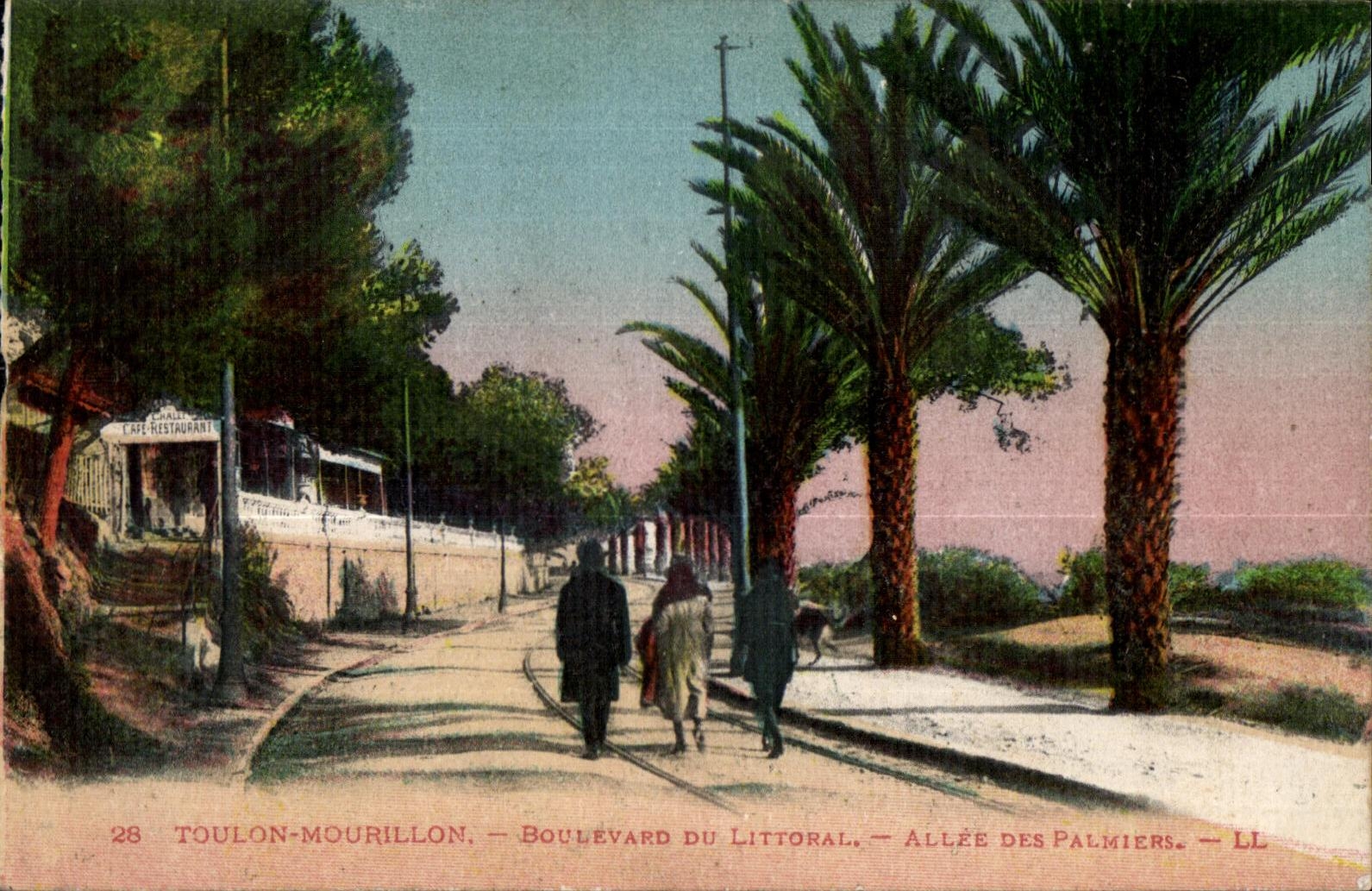 Toulon-Mourillon — Boulevard du Littoral — Allée des Palmiers — LL