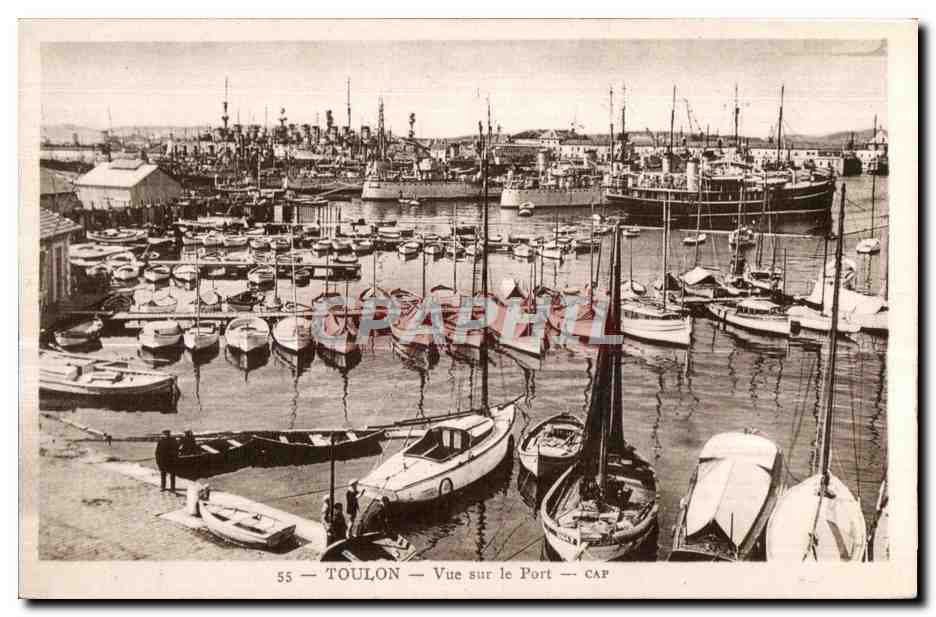 Toulon — Vue sur le Port — CAP — 55