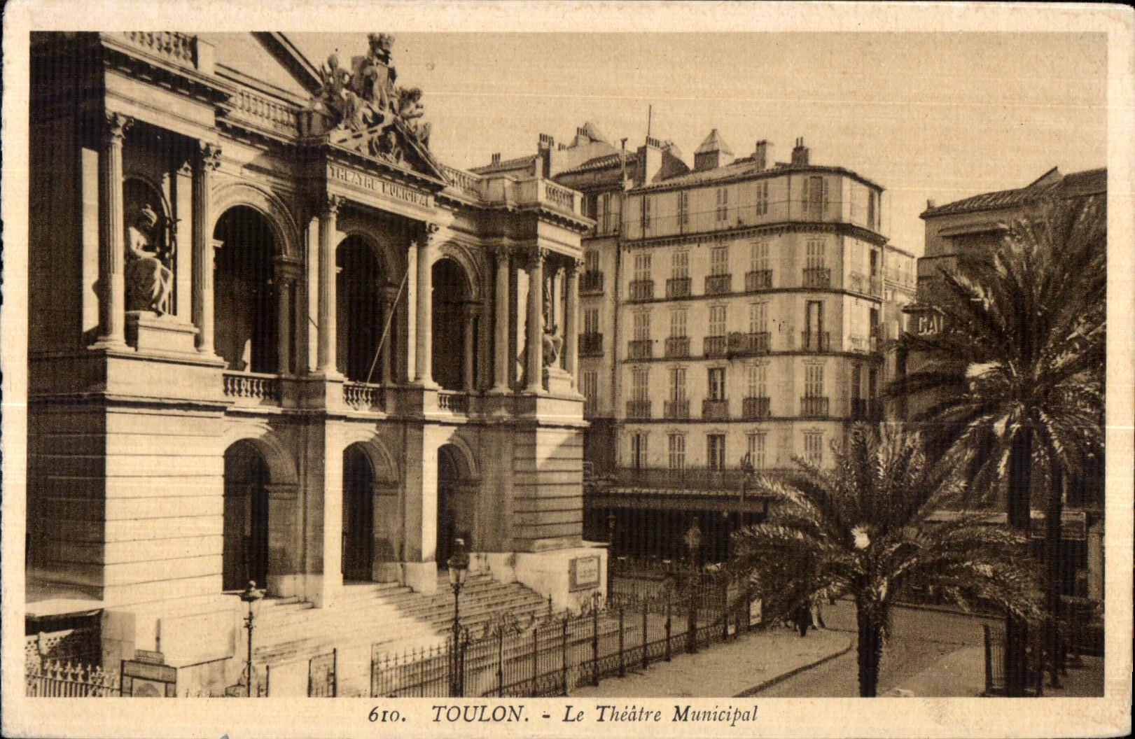 CPA Toulon Le Theatre Punicipal