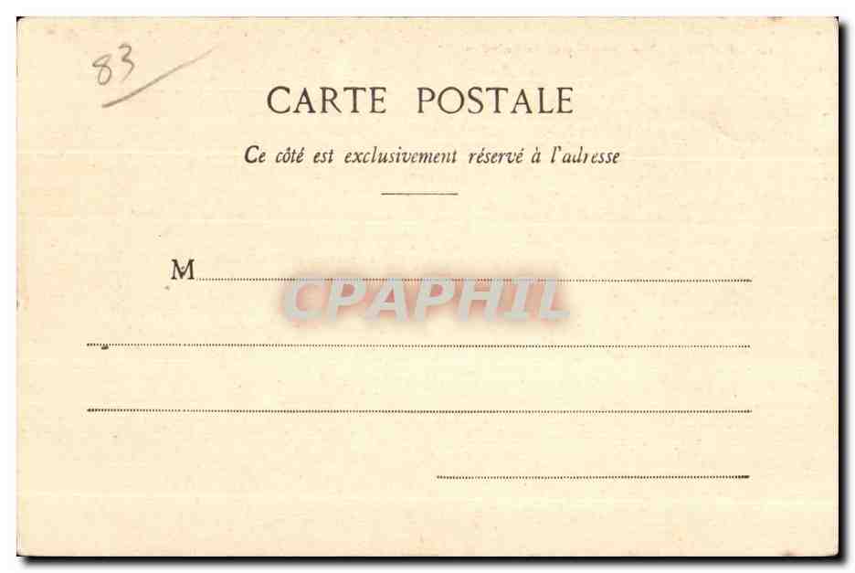 CPA Toulon Vue Generale Prise du Mourillon — Verso
