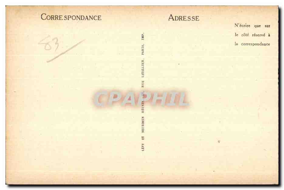 Toulon — L'Escadre en Rade — LL — Verso