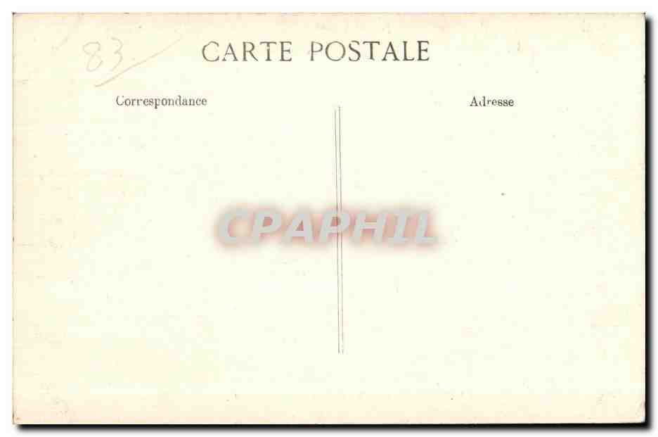 Toulon — Le Fort de la Grosse Tour — B.D. n°192 — Verso