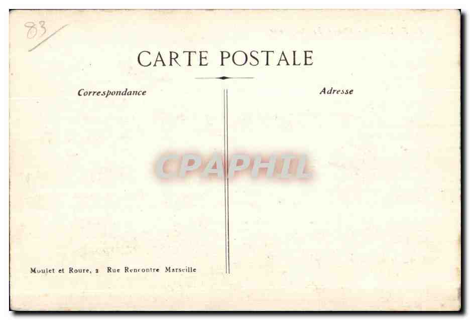 CPA Toulon Plage du Polygone — Verso