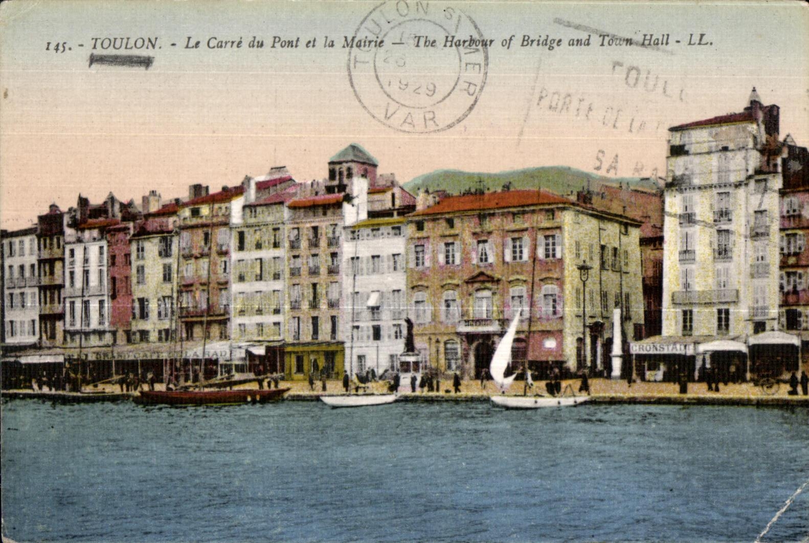 CPA Toulon Le Carre du Pont et la Mairie