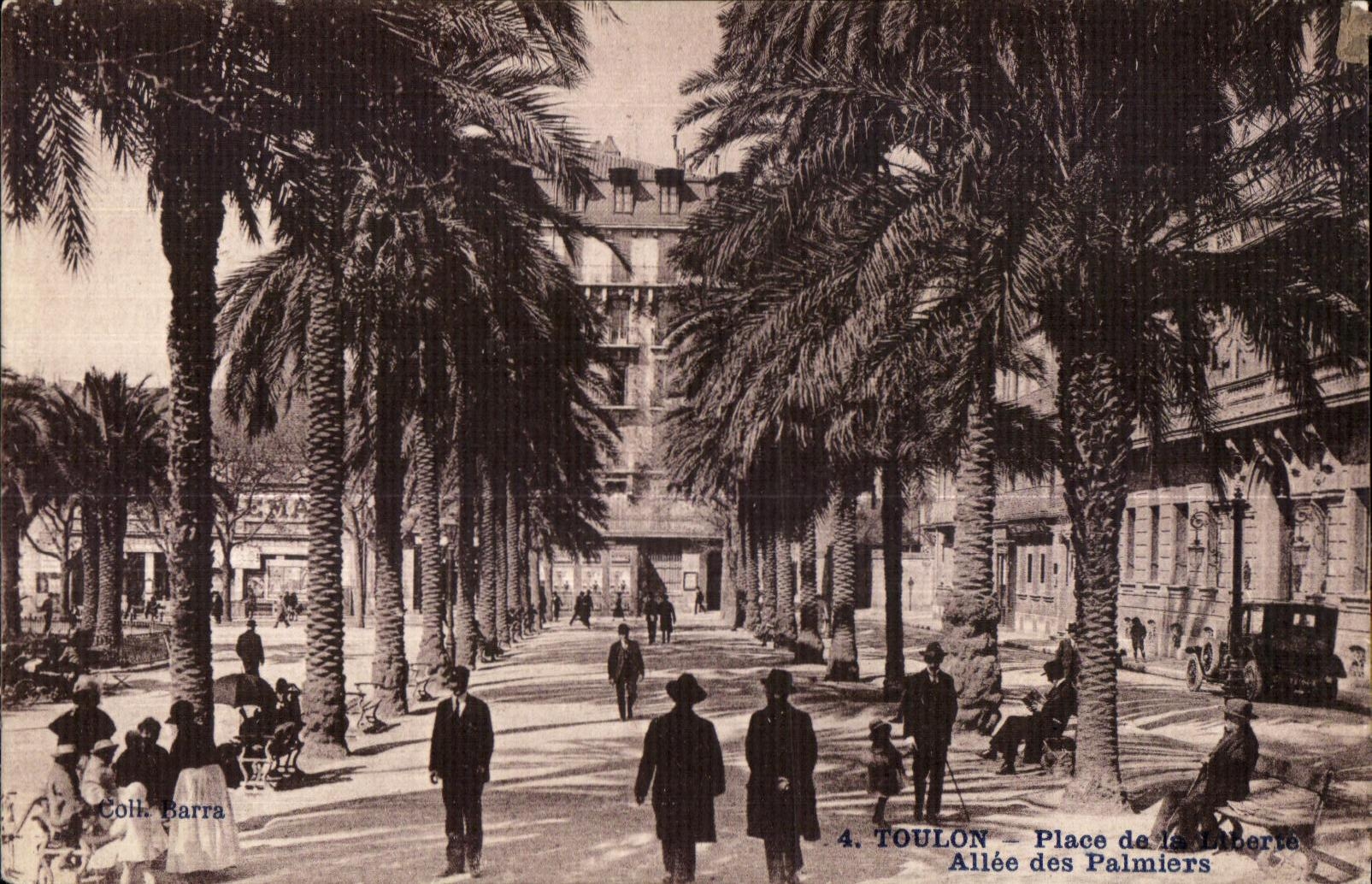 Toulon — Allée des Palmiers — Coll. Barra, n°4