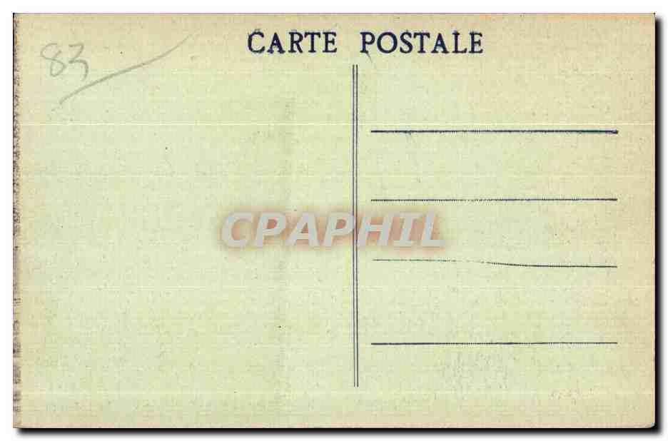 Toulon — Allée des Palmiers — Coll. Barra, n°4 — Rückseite