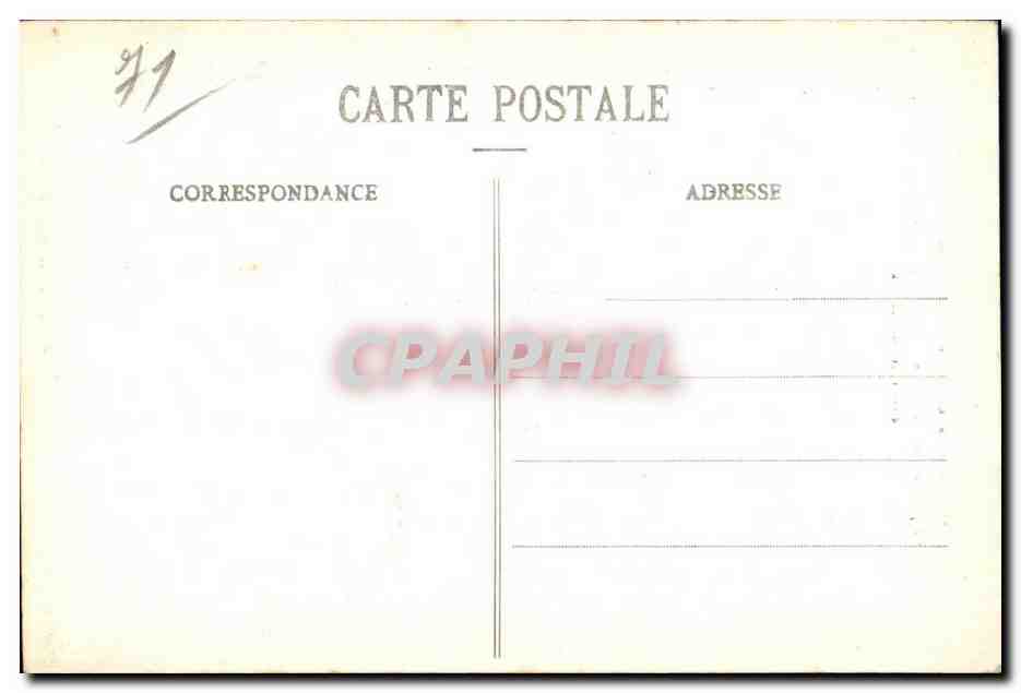 CPA Cluny Restes du Portail de l ancienne Abbaye — Rückseite