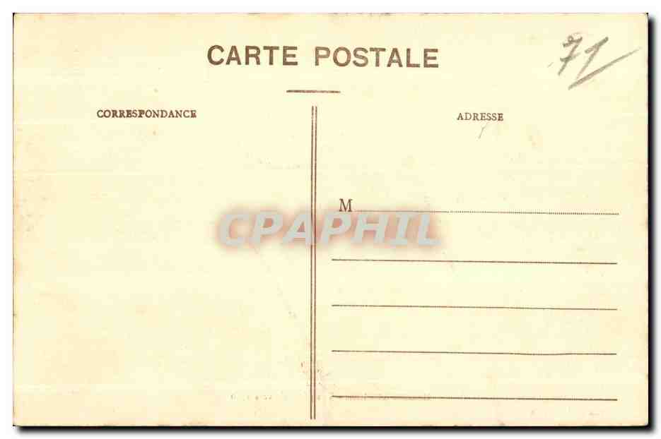 CPA Macon Ancien Vue generale vers 1780 — Rückseite