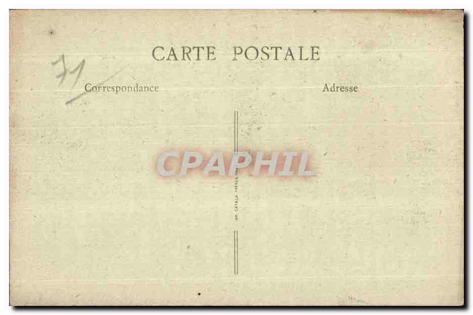 La Clayette (S.-et-L.) — Le Château vu du Parc — B.F., PARIS — Verso